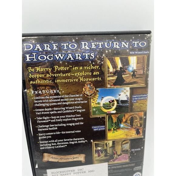 Harry Potter and the Chamber of Secrets (Sony PlayStation 2, 2002) CIB - TESTED - Picture 3 of 7